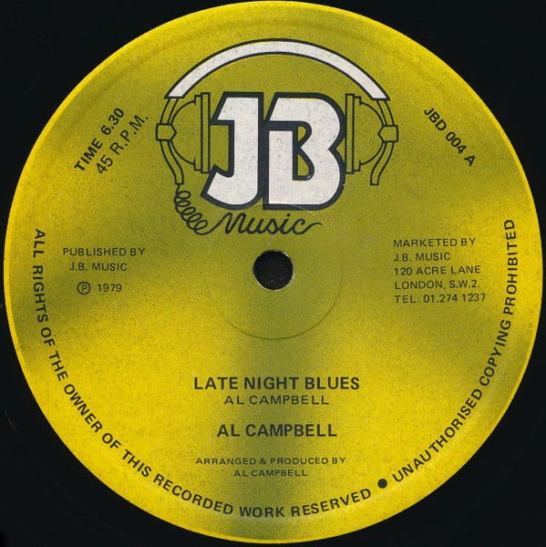 Al Campbell - Late Night Blues / Shower Me With Blessings (12