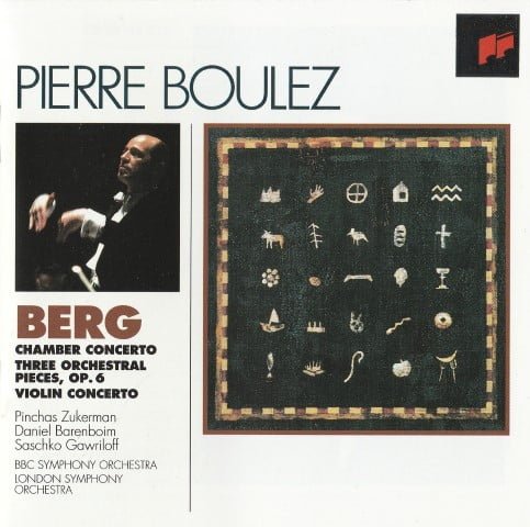 Berg* - Pierre Boulez - Chamber Concerto - Three Orchestral Pieces, Op. 6 - Violin Concerto (CD, Comp)