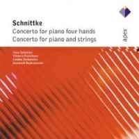 Schnittke* / Irina Schnittke / Viktoria Postnikova* / London Sinfonietta / Guennadi Rojdestvenski* - Concerto For Piano Four Hands / Concerto For Piano And Strings (CD, RE)