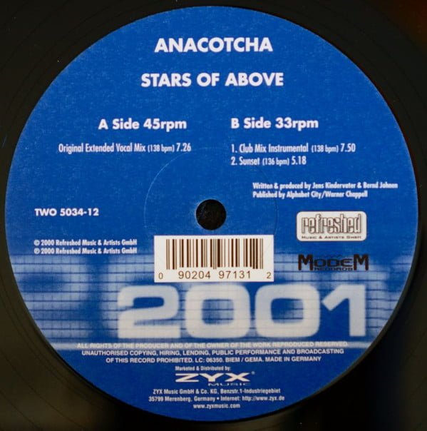 Anacotcha - Stars Of Above  (12