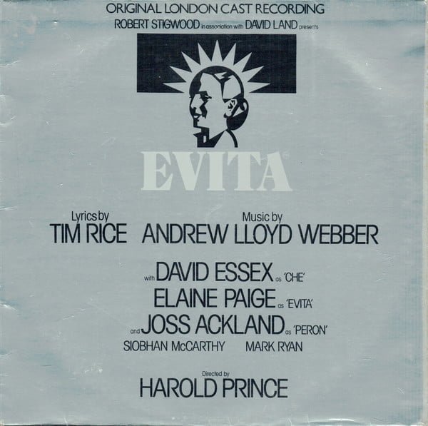 Tim Rice Andrew Lloyd Webber* - Evita (Original London Cast Recording) (LP, Album, Gat)