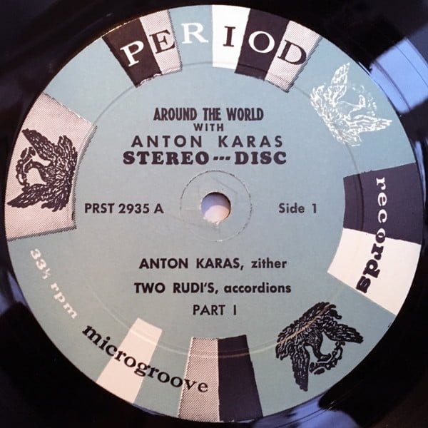 Anton Karas, Two Rudi's* - Around The World With Anton Karas (LP)