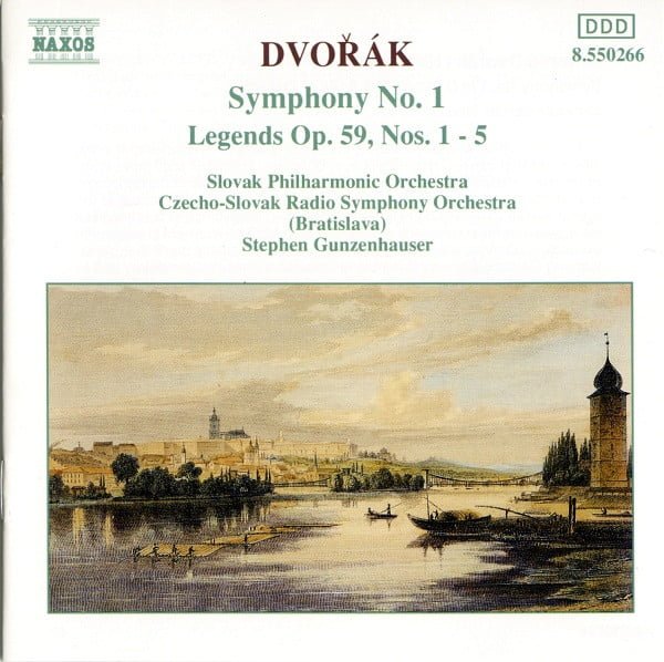 Antonín Dvořák, Slovak Philharmonic Orchestra, Stephen Gunzenhauser - Symphony No. 1 • Legends Op.59 Nos. 1-5 (CD, Album)