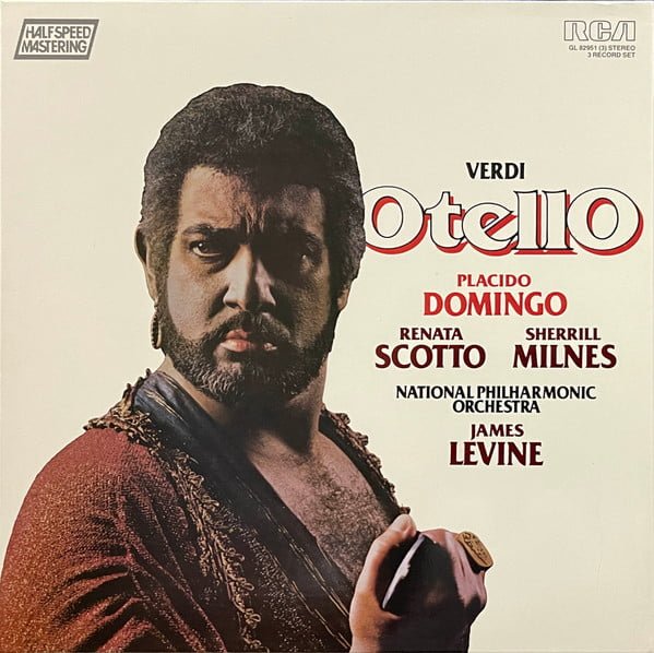 Verdi*, Placido Domingo, Renata Scotto, Sherrill Milnes, National Philharmonic Orchestra, James Levine (2) - Otello (3xLP, Album, RE + Box)