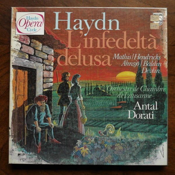 Joseph Haydn, Antal Dorati, Edith Mathis, Barbara Hendricks, Claes-Håkan Ahnsjö - L'Infedelta Delusa (3xLP + Box)