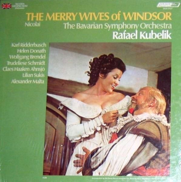 Nicolai*, The Bavarian Symphony Orchestra*, Rafael Kubelik - Merry Wives Of Windsor (3xLP, Album + Box)