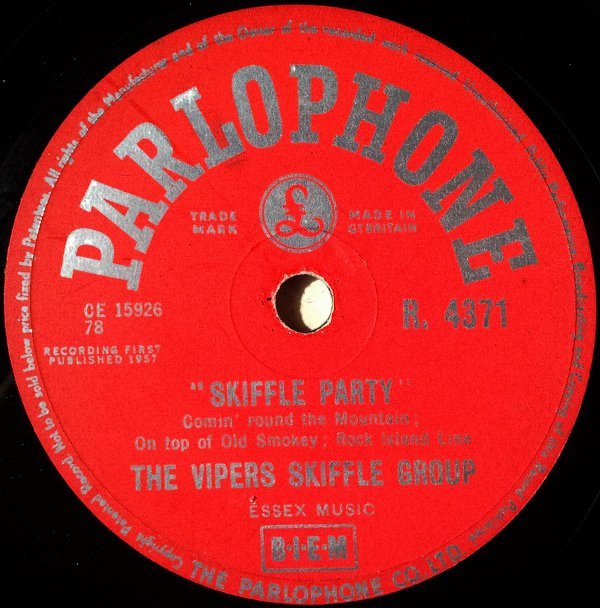 The Vipers Skiffle Group - Skiffle Party (Shellac, 10