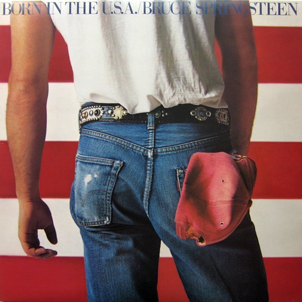 Bruce Springsteen - Born In The U.S.A. (LP, Album, RE, Red)