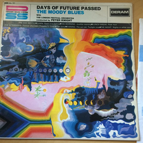 The Moody Blues With London Festival Orchestra Conducted By Peter Knight (5) - Days Of Future Passed (LP, Album, RP)