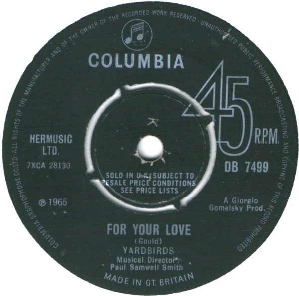 Yardbirds* - For Your Love (7