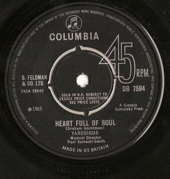 Yardbirds* - Heart Full Of Soul (7