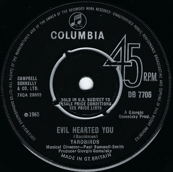 Yardbirds* - Evil Hearted You (7