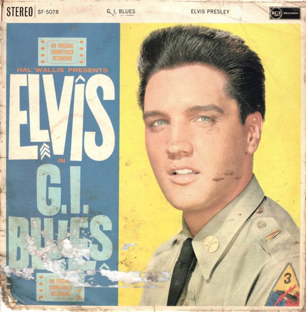 Elvis* - G.I. Blues (LP, Album, RE, Ora)