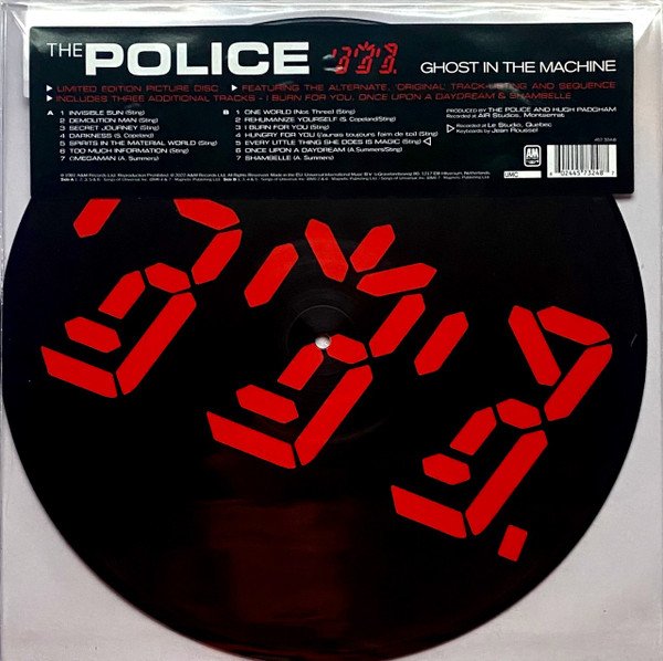 The Police - Ghost In The Machine (LP, Album, Ltd, Pic, RE)