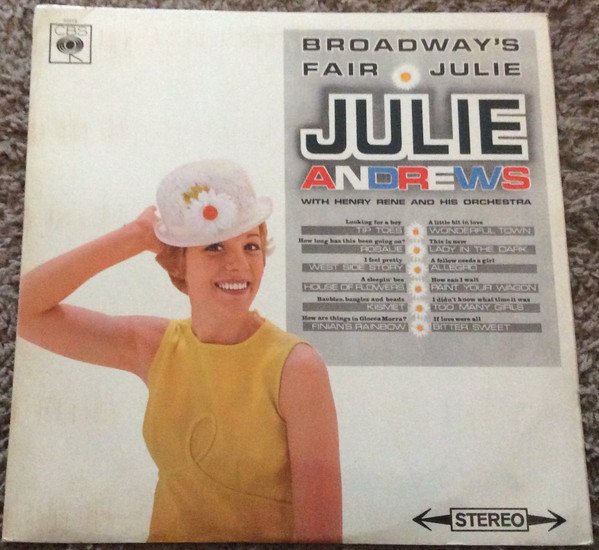 Julie Andrews with Henri René And His Orchestra - Broadway's Fair Julie (LP)