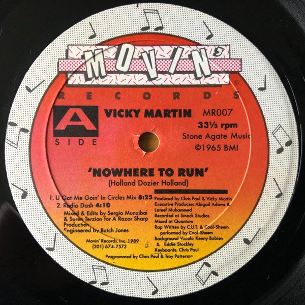 Vicky Martin - Nowhere To Run (12