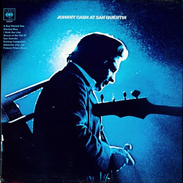 Johnny Cash - Johnny Cash At San Quentin (LP, Album, RE)