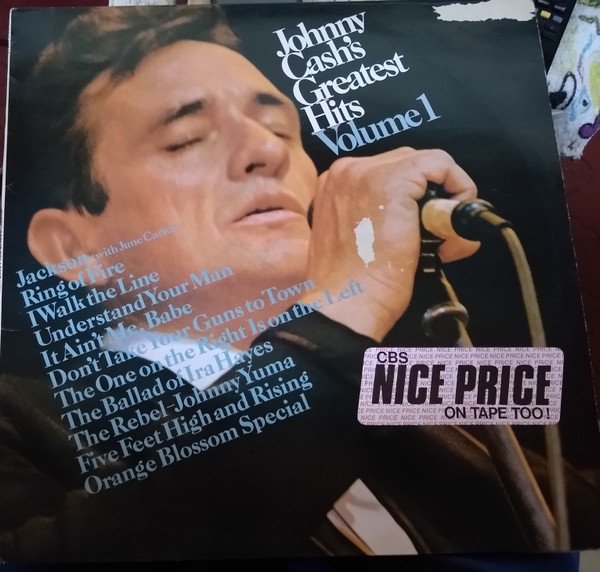 Johnny Cash - Greatest Hits Volume 1 (LP, Comp, RE)