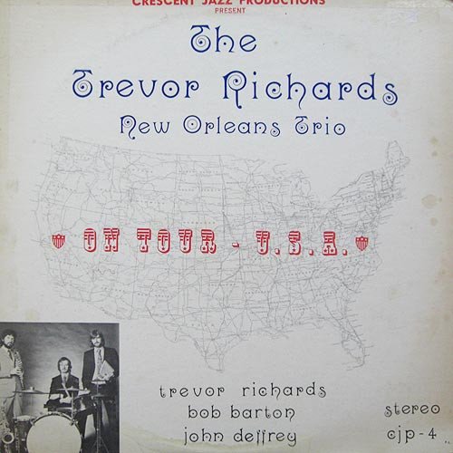 The Trevor Richards New Orleans Trio - On Tour - U.S.A. (LP)