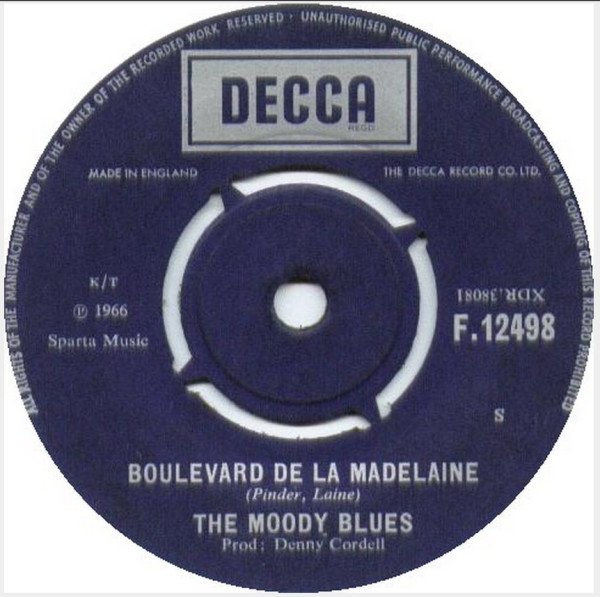 The Moody Blues - Boulevard De La Madelaine / This Is My House (7