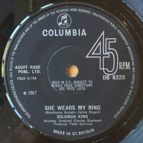 Solomon King - She Wears My Ring
