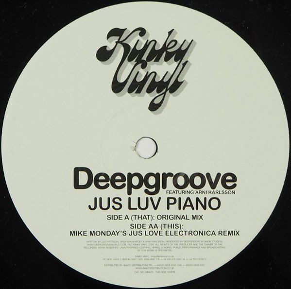 Deepgroove - Jus Luv Piano