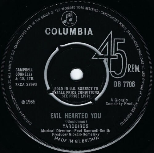 The Yardbirds - Evil Hearted You