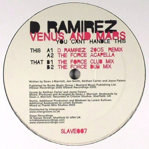 D. Ramirez - Venus & Mars (You Can't Handle This)