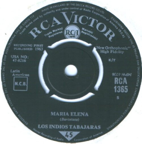 Los Indios Tabajaras - Maria Elena