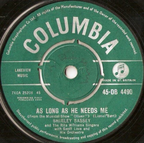 Shirley Bassey - As Long As He Needs Me