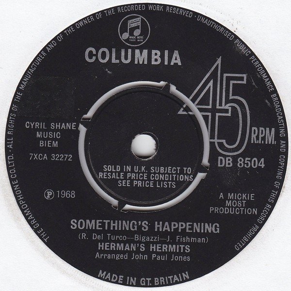 Herman's Hermits - Something's Happening