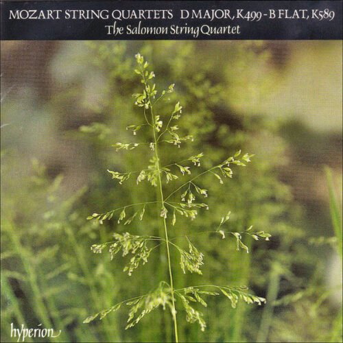 Wolfgang Amadeus Mozart - String Quartets D Major, K499 - B Flat, K589