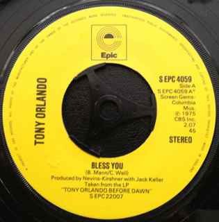 Tony Orlando - Bless You