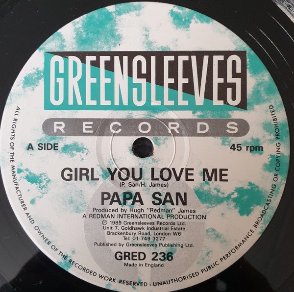 Papa San - Girl You Love Me / When Me Just A Come