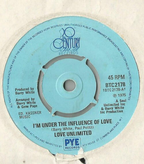 Love Unlimited - I'm Under The Influence Of Love