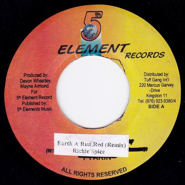 Richie Spice - Earth A Run Red (Remix)