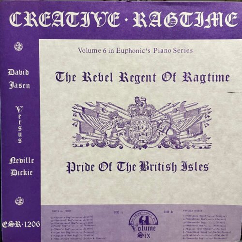David A. Jasen - The Rebel Regent Of Ragtime