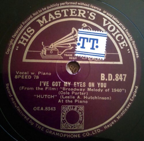 Leslie Hutchinson (2) - I've Got My Eyes On You / Begin The Beguine