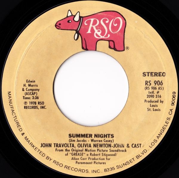 John Travolta - Summer Nights / Rock 'N' Roll Party Queen
