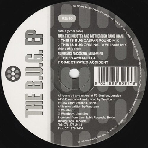 Fuck The Industry And Motherfuck Radio, Man! - The B.U.G. EP