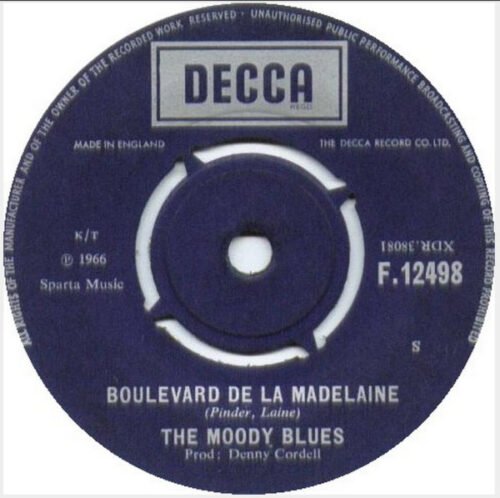 The Moody Blues - Boulevard De La Madelaine / This Is My House