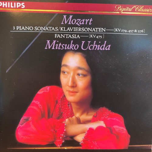 Wolfgang Amadeus Mozart - 3 Piano Sonatas = Klaviersonaten KV 279, 457 & 576 · Fantasia KV 475