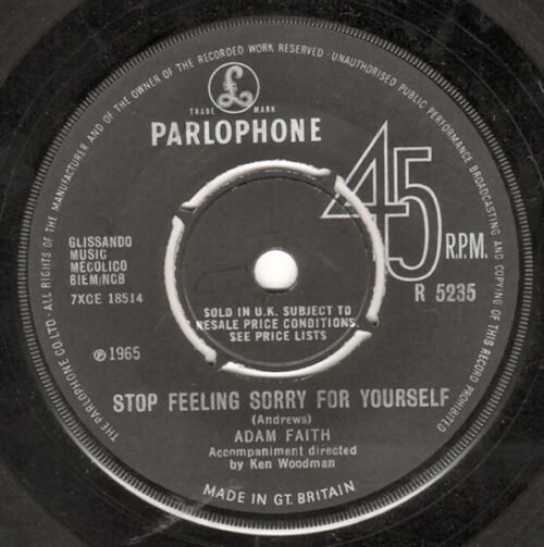 Adam Faith - Stop Feeling Sorry For Yourself