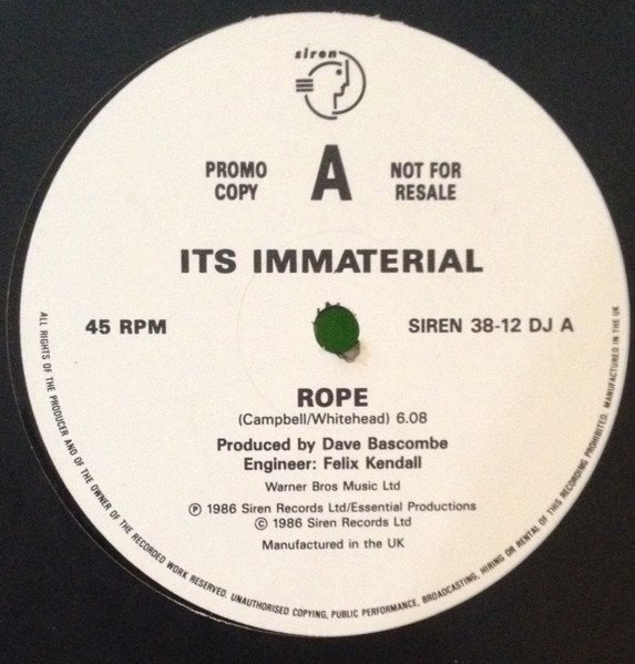 It's Immaterial - Rope