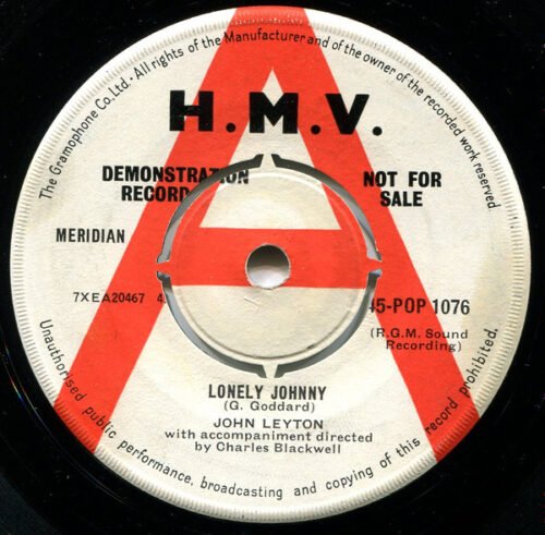 John Leyton - Lonely Johnny