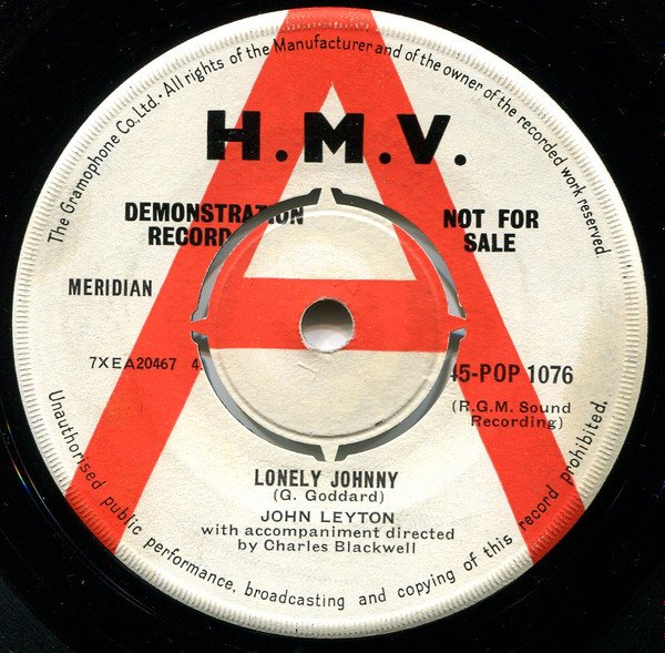 John Leyton - Lonely Johnny