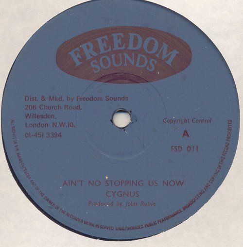 Cygnus (4) - Ain't No Stopping Us Now