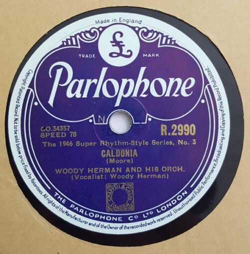 Woody Herman And His Orchestra - Caldonia / Goosey Gander