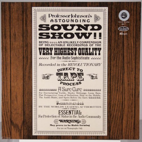 Various - Professor Johnson's Astounding Sound Show