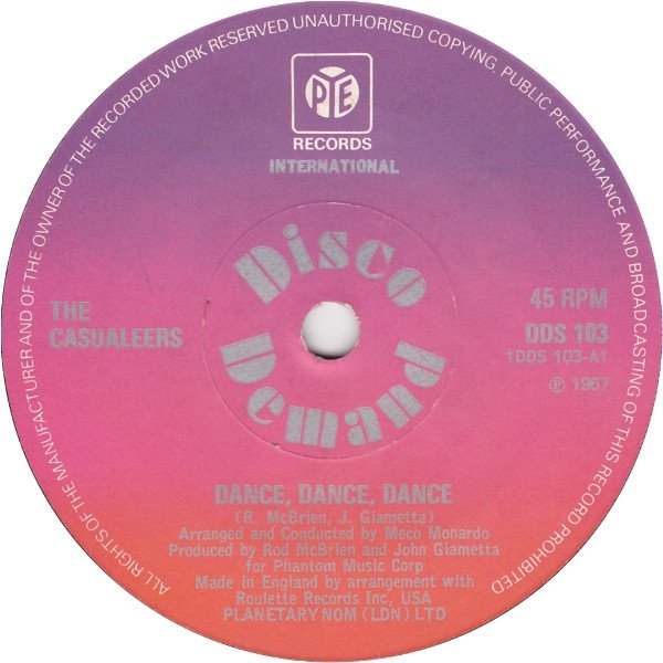 The Casualeers - Dance, Dance, Dance